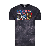Cloud Black American dad Vintage Tee - AdoDesignShop