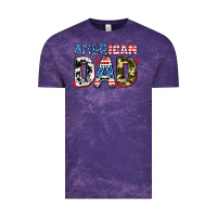 Cloud Purple American dad Vintage Tee - AdoDesignShop