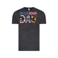 Vintage Black American dad Vintage Tee - AdoDesignShop