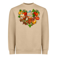 Mushroom fall pumpkin heart Heavyweight Sweatshirt - AdoDesignShop