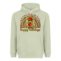 Matcha Happy holidays elf gnome Heavyweight Hoodie - NancyCooperArtShop