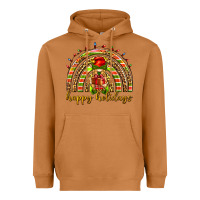 Meerkat Happy holidays elf gnome Heavyweight Hoodie - NancyCooperArtShop