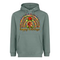 Sage Happy holidays elf gnome Heavyweight Hoodie - NancyCooperArtShop