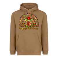 Toasted Coconut Happy holidays elf gnome Heavyweight Hoodie - NancyCooperArtShop