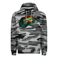 Slate Camo Aztec Sunflower Cowboy Hat Premium Hoodie - Bettercallsaul