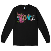 Black valentines day love and boots Long Sleeve Tee - AdoDesignShop