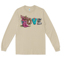 Mushroom valentines day love and boots Long Sleeve Tee - AdoDesignShop