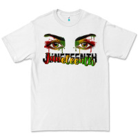 White Juneteenth eyes Premium Tee - RanaPortraitStore