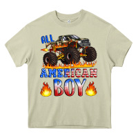 Mossy all american boy monster truck Heavy Core Tee - Artiststas