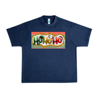 Navy ho ho ho Urban Heavy Tee - BundleAndBundleShop