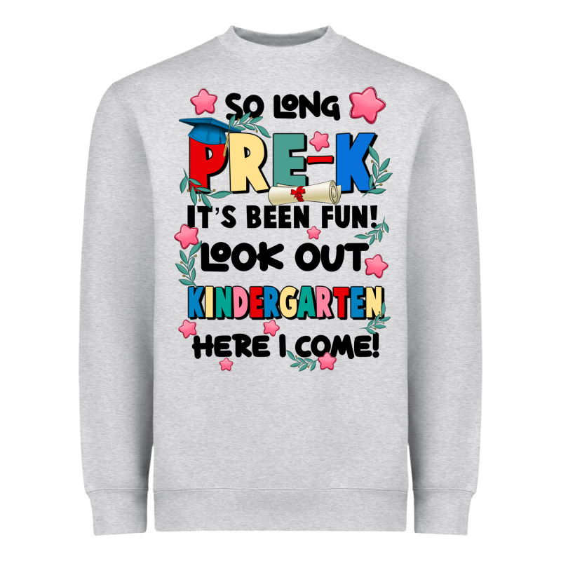 So Long Pre K Heavyweight Sweatshirt by JahusDesignShop | Teevron