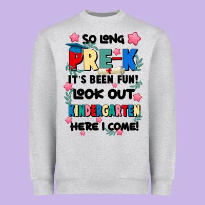 So Long Pre K Heavyweight Sweatshirt Designed By Jahusdesignshop