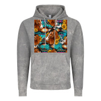 Cloud Rock sunflower horses seamless pattern Vintage Hoodie - HRA Design Shop