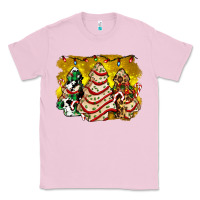 Christmas Tree Cake And Christmas Pattern Ado Classic Tee | Teevron