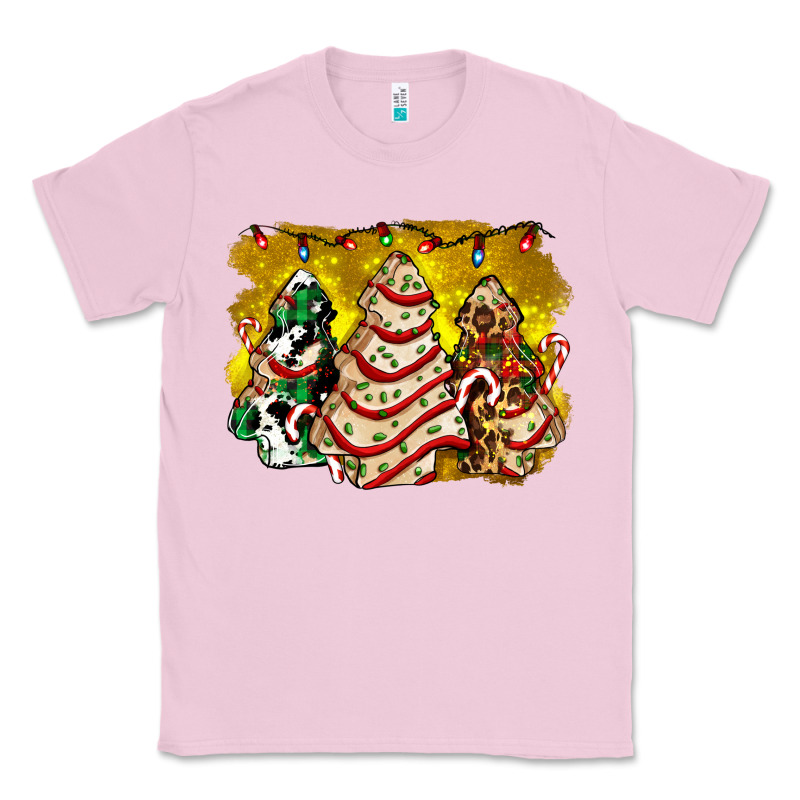 Christmas Tree Cake And Christmas Pattern Ado Classic Tee by AdoDesignShop | Teevron