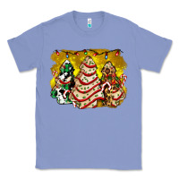Colony Blue christmas tree cake and christmas pattern ado Classic Tee - AdoDesignShop