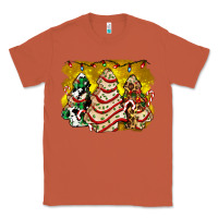 Copper christmas tree cake and christmas pattern ado Classic Tee - AdoDesignShop