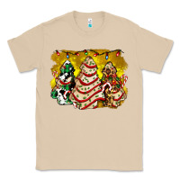 Mushroom christmas tree cake and christmas pattern ado Classic Tee - AdoDesignShop