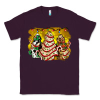Plum christmas tree cake and christmas pattern ado Classic Tee - AdoDesignShop