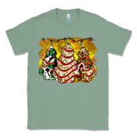 Sage christmas tree cake and christmas pattern ado Classic Tee - AdoDesignShop