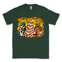 Sports Green christmas tree cake and christmas pattern ado Classic Tee - AdoDesignShop