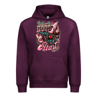 Mauve Wine Boots never broke my heart Urban Hoodie - HowdyJamesFarm