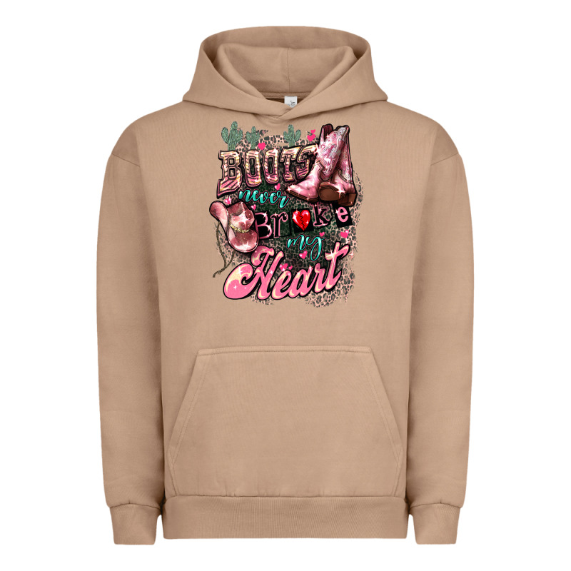 Boots Never Broke My Heart Urban Hoodie by HowdyJamesFarm | Teevron