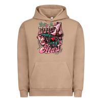 Pigment Burro Boots never broke my heart Urban Hoodie - HowdyJamesFarm