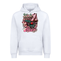White Boots never broke my heart Urban Hoodie - HowdyJamesFarm