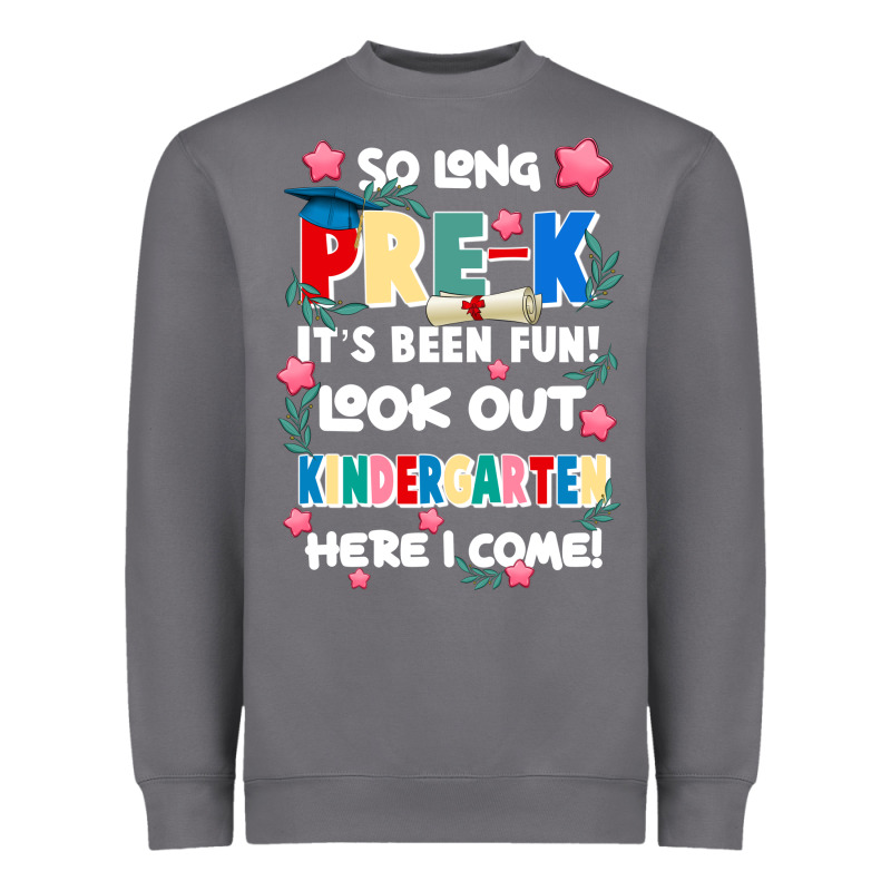 So Long Pre K Heavyweight Sweatshirt by JahusDesignShop | Teevron