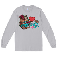 Moon Dust valentines day howdy and boots Long Sleeve Tee - AdoDesignShop