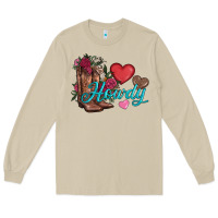 Mushroom valentines day howdy and boots Long Sleeve Tee - AdoDesignShop