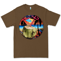 Cacao coconut drink colorful leopard Premium Tee - BarkalooDesign