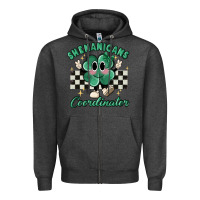 Charcoal Heather shenanigans coordinator Zipper Hoodie - MaliasSmallBusiness