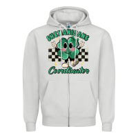 Dove Grey shenanigans coordinator Zipper Hoodie - MaliasSmallBusiness