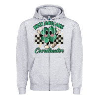 Heather Grey shenanigans coordinator Zipper Hoodie - MaliasSmallBusiness