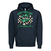 Navy shenanigans coordinator Zipper Hoodie - MaliasSmallBusiness