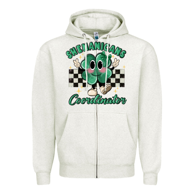 Shenanigans Coordinator Zipper Hoodie by MaliasSmallBusiness | Teevron