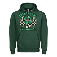 Sports Green shenanigans coordinator Zipper Hoodie - MaliasSmallBusiness