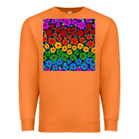 Carrot Pride lgbtq flowers seamless pattern Premium Sweatshirt - BundleAndBundleShop