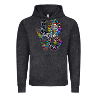 Vintage Black love autism Vintage Hoodie - SublimationCraftShop