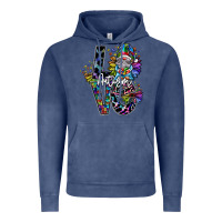 Vintage Denim love autism Vintage Hoodie - SublimationCraftShop