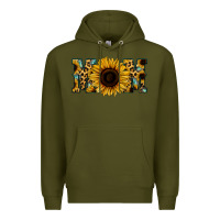Army Green Leopard Sunflower Gemstone Mom Premium Hoodie - Bettercallsaul