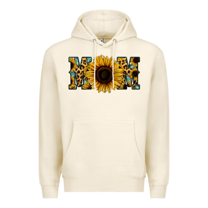 Leopard Sunflower Gemstone Mom Premium Hoodie by Bettercallsaul | Teevron