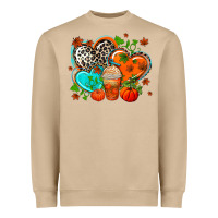 Mushroom western leopard  fall   hearts Heavyweight Sweatshirt - AdoDesignShop