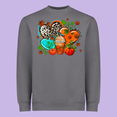 Western Leopard  Fall   Hearts Heavyweight Sweatshirt Designed By Adodesignshop