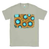 Matcha sunflower gemstone background Classic Tee - JahusDesignShop