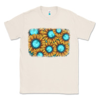 Natural sunflower gemstone background Classic Tee - JahusDesignShop