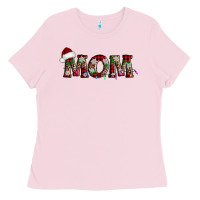Bubblegum Pink christmas mom Ladies Tee - AdoDesignShop