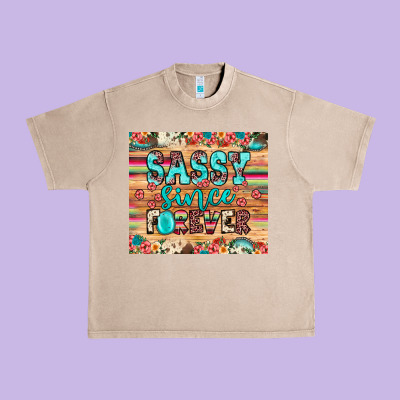 Sassy Since Forever Urban Heavy Tee Designed By Jahusdesignshop